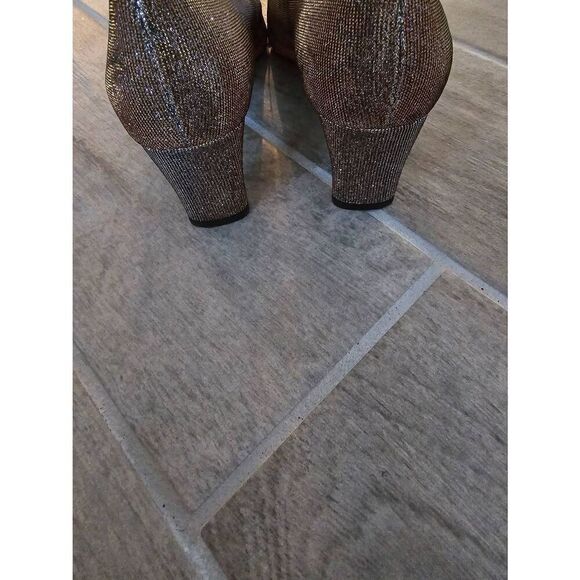 Stuart Weitzman Chicpump Pyrite Nocturn Gray Iridescent Sparkle Size‎ 9.5 N - Picture 4 of 9
